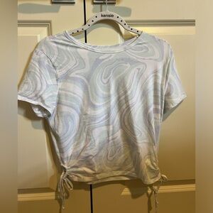 hollister marble tee with ties NWOT